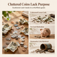 Wooden Money Box with Counter and Savings Target Retro Decorative Tabletop Cash Saving Box