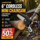 Cordless Mini Chainsaw with 2 Batteries