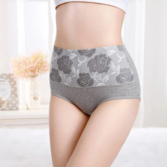 🔥BUY 5 GET 5 FREE🔥Cotton High Waist Abdominal Slimming Hygroscopic Antibacterial Underwear