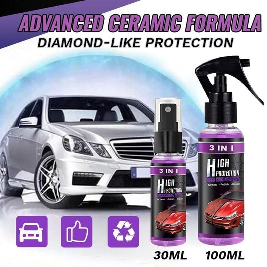 🔥3-IN-1 High Protection Fast Car Coating Spray