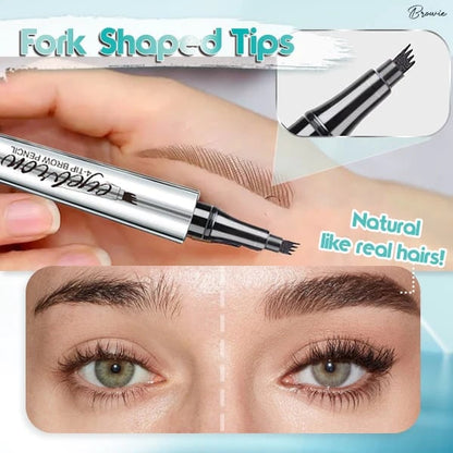 Waterproof 3D tattoo pencil with 4 fork tips for microblading (🔥 buy 1, get 1 free)